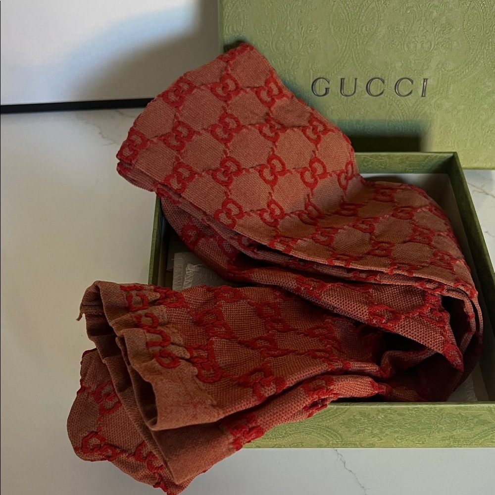 Gucci Red and nude woman’s tights - Picture 7 of 7